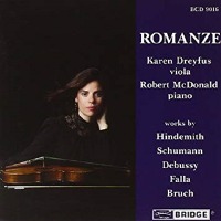 Karen Dreyfus, Robert McDonald / 로망스 : 비올라 작품집 (Romanze : Music For Viola And Piano) (수입/BCD9016)