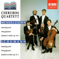 Cherubini Quartett / Mendelssohn, Schumann : String Quartet (수입/CDC7541412)