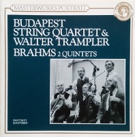 Budapest String Quartet, Walter Trampler / Brahms : 2 Quintets (CCK7446)
