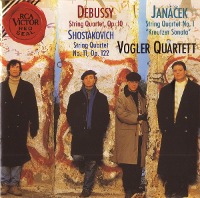 Vogler Quartett / Debussy, Janacek, Shostakovich : String Quartet (수입/09026618162)