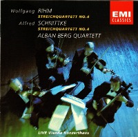 Alban Berg Quartett / Rihm, Schnittke : Streichquartett No. 4 (수입/7546602)